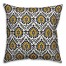 Ikat in Black and Yellow Pillow