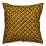Yellow Floral Squares Pillow