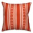 Red Folk Stripes Pillow