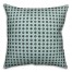 Pixel Floral Pattern in Blue Pillow