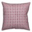 Pixel Floral Pattern in Pink Pillow