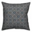 Mandala Pattern in Blue Pillow