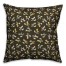 Songbird Pattern in Brown Pillow Cover