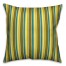 Stripes in Green Pillow