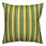 Stripes in Green Indoor / Outdoor Pillow