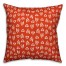 Red Rooster Pattern Pillow
