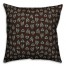 Gray Rooster Pattern Pillow Cover