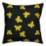 Butterfly Pattern in Yellow Pillow Cover