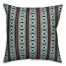 Folk Flower Pattern in Blue Pillow Cover