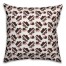 Acorns and Leaves Pattern in Brown Pillow
