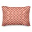 Whimsical Diamond Pattern in Red 14x20 Spun Poly Pillow
