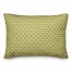 Whimsical Diamond Pattern in Green 14x20 Spun Poly Pillow
