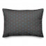 Tiny Hearts Pattern in Blue and Gray 14x20 Spun Poly Pillow
