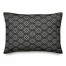 Floral Argyle in Brown and Black 14x20 Spun Poly Pillow