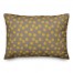 Yellow Snowflakes Pattern 14x20 Spun Poly Pillow