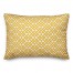 Yellow Lattice Pattern 14x20 Spun Poly Pillow