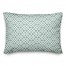 Teal Lattice Pattern 14x20 Spun Poly Pillow