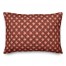 Red Floral Squares 14x20 Spun Poly Pillow