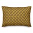 Yellow Floral Squares 14x20 Spun Poly Pillow