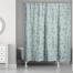 Whimsical Women in Blue 71x74 Shower Curtain