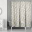 Paisley Pattern in Tan 71x74 Shower Curtain