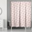 Paisley Pattern in Pink 71x74 Shower Curtain