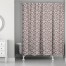 Boho Polka Dots in Brown 71x74 Shower Curtain