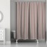 Brown Stripes 71x74 Shower Curtain