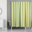 Stripes in Green 71x74 Shower Curtain