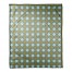 Folk Lattice Pattern in Green 50x60 Coral Fleece Blanket