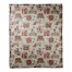 Kids Whimsical Folk Pattern in Red 50x60 Coral Fleece Blanket