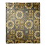 Patchwork Mandala in Yellow and Gray 50x60 Coral Fleece Blanket