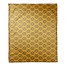 Floral Argyle in Yellow and Gray 50x60 Coral Fleece Blanket