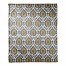 Ikat in Black and Yellow 50x60 Coral Fleece Blanket
