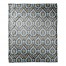 Ikat in Brown and Blue 50x60 Coral Fleece Blanket