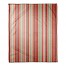 Red Stripes 50x60 Coral Fleece Blanket