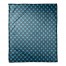 Blue Floral Squares 50x60 Coral Fleece Blanket