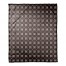 Brown Cross-Stitch Printed Pattern 50x60 Coral Fleece Blanket