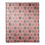 Square Flowers in Red 50x60 Coral Fleece Blanket