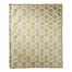 Square Flowers in Yellow 50x60 Coral Fleece Blanket