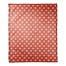 Abstract Snowflake Pattern in Red 50x60 Coral Fleece Blanket