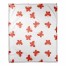 Butterfly Pattern in Red 50x60 Coral Fleece Blanket