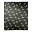 Palm Pattern in Green and Black 50x60 Coral Fleece Blanket