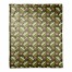 Acorns and Leaves Pattern in Green 50x60 Coral Fleece Blanket
