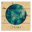 Taurus Zodiac Sign Astrological Constellation 14x14 Pallet Wood Art
