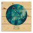 Pisces Zodiac Sign Astrological Constellation 14x14 Personalized Pallet Wood Art