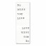 Do What You Love Love What You Do 12x36 Canvas Wall Art