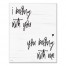 I Belong With You You Belong With Me 16x20 Canvas Wall Art