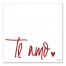Te Amo 12x12 Canvas Wall Art