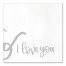 & I Love You 12x12 Canvas Wall Art